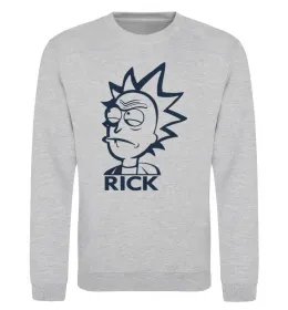 Світшот RICK Сірий меланж фото