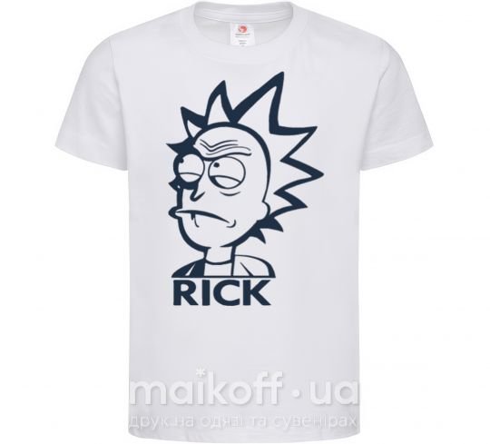 Детская футболка RICK Белый фото