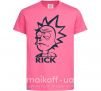 Дитяча футболка RICK Яскраво-рожевий фото