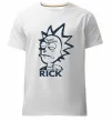 Чоловіча преміум футболка RICK Білий фото