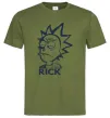 Чоловіча футболка RICK Оливковий Чоловіча футболка RICK Оливковий фото