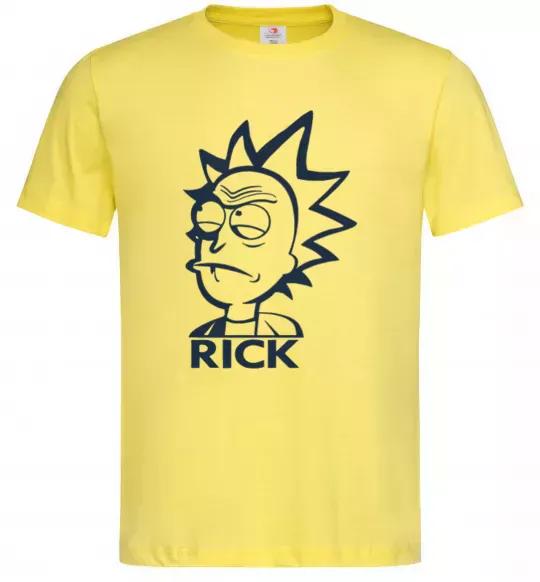 Чоловіча футболка RICK Лимонний фото