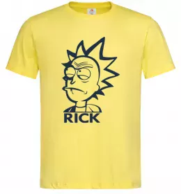 Чоловіча футболка RICK Лимонний фото