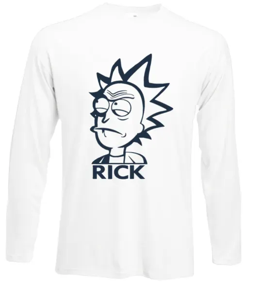 Лонгслів RICK Білий фото