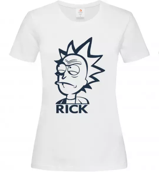 Жіноча футболка RICK Білий фото