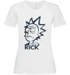 Жіноча футболка RICK Білий фото