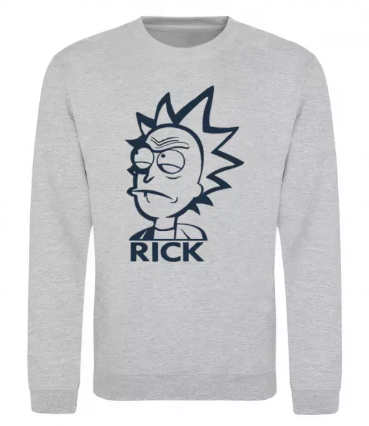 Світшот RICK Сірий меланж фото