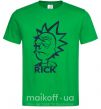 Мужская футболка RICK Зеленый фото