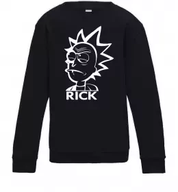Дитячий світшот RICK Чорний фото