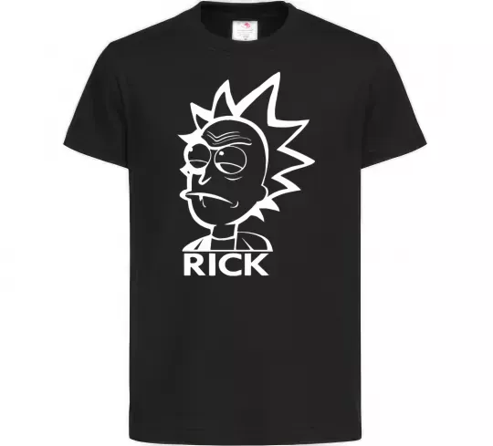 Дитяча футболка RICK Чорний фото