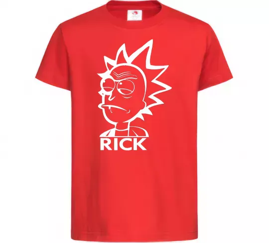 Дитяча футболка RICK Червоний фото