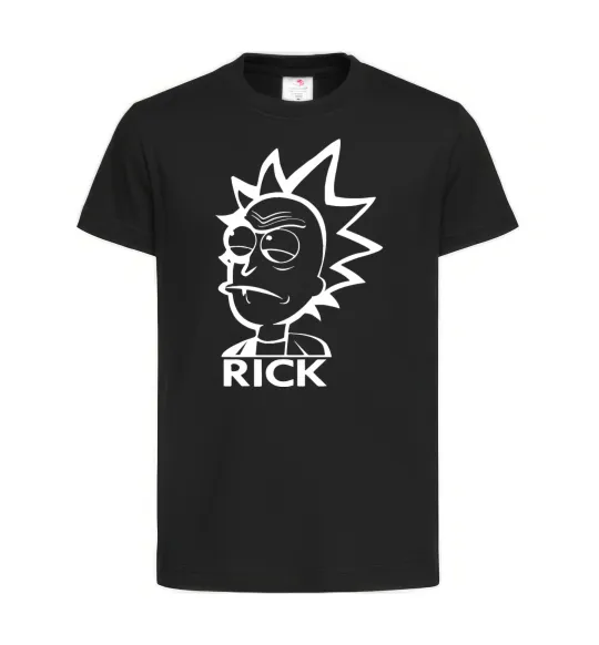 Дитяча футболка RICK Чорний фото