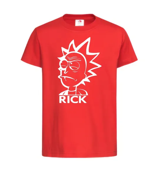 Дитяча футболка RICK Червоний фото
