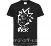 Детская футболка RICK Черный фото