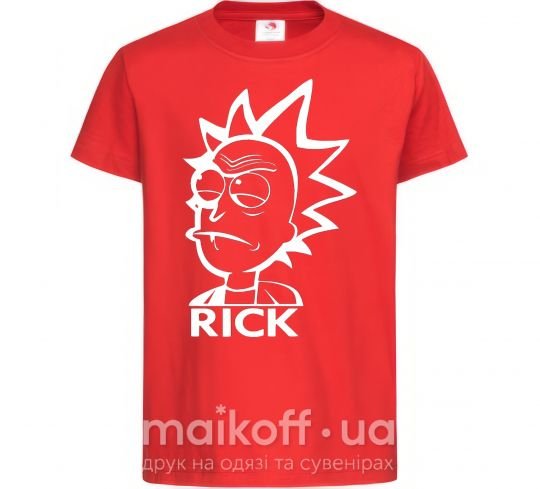 Детская футболка RICK Красный фото