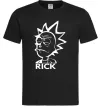 Чоловіча футболка RICK Чорний Чоловіча футболка RICK Чорний фото