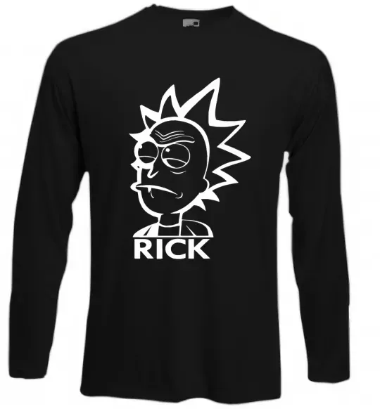 Лонгслів RICK Чорний фото