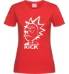 Жіноча футболка RICK Червоний фото