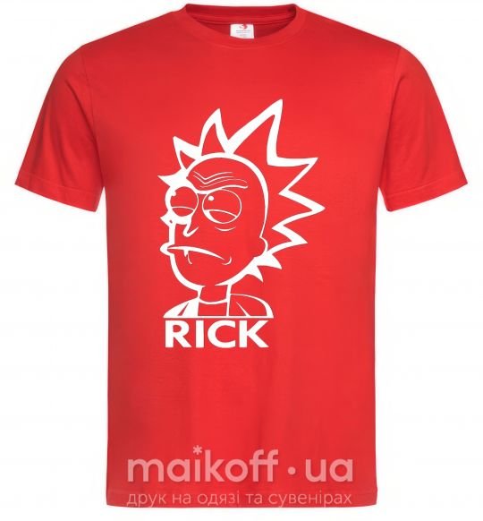 Чоловіча футболка RICK Червоний фото