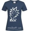 Жіноча футболка RICK Темно-синій фото