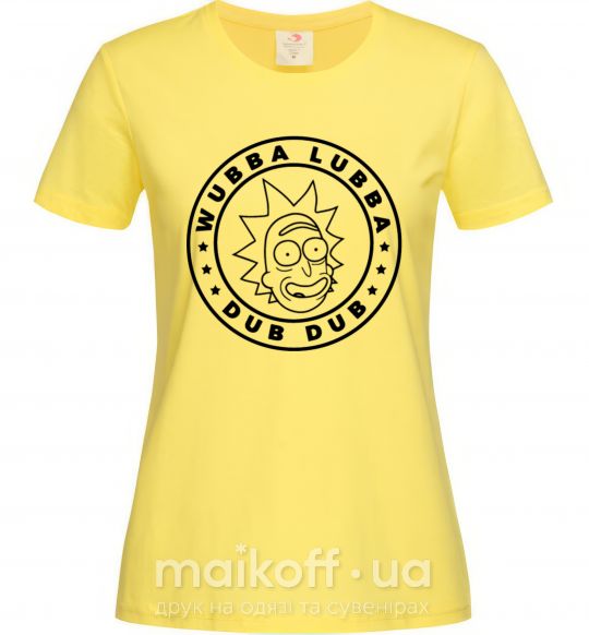 Женская футболка Wobba Dubba Лимонный фото