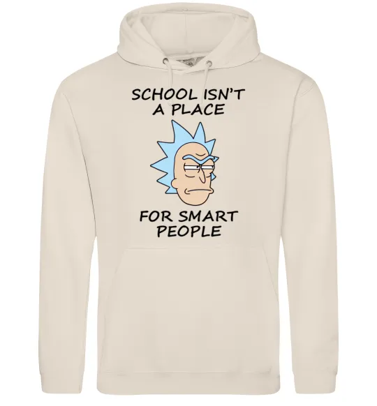 Чоловіча толстовка (худі) School isn't a place for smart people Таш фото