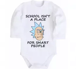 Детский боди Riiick Белый фото