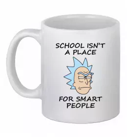 Чашка керамическая Cartoon alcohol friends Белый фото