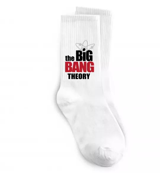 Шкарпетки Tеорія великого вибуху Білий фото