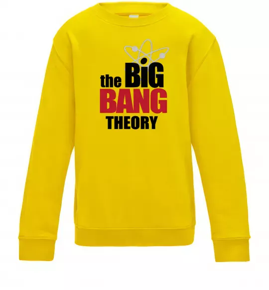 Дитячий світшот Tеорія великого вибуху Сонячно жовтий фото