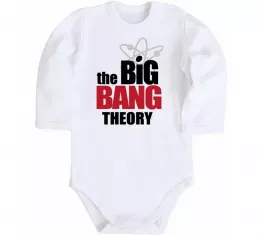 Детский боди Tеорія великого вибуху Белый фото