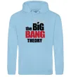 Жіноча толстовка (худі) Tеорія великого вибуху Блакитний фото