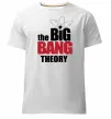 Мужская премиум футболка Tеорія великого вибуху Белый фото