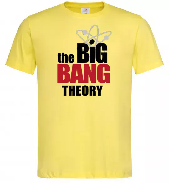 Чоловіча футболка Tеорія великого вибуху Лимонний фото