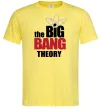 Чоловіча футболка Tеорія великого вибуху Лимонний фото