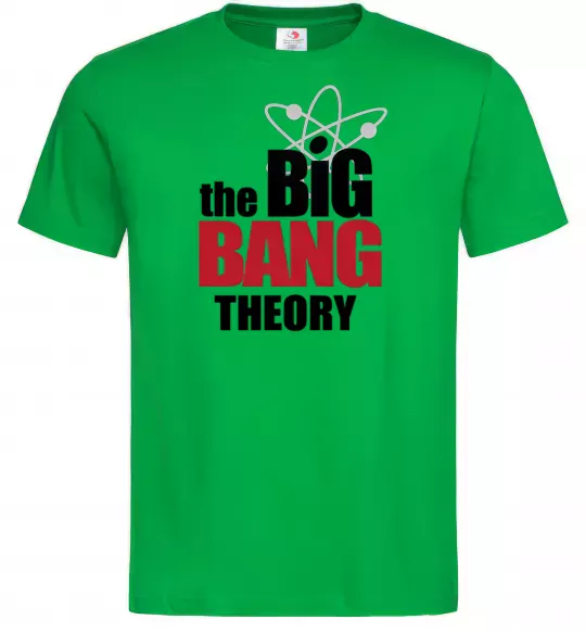 Чоловіча футболка Tеорія великого вибуху Зелений фото