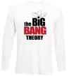 Лонгслив Tеорія великого вибуху Белый Лонгслив Tеорія великого вибуху Белый фото