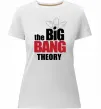 Женская премиум футболка Tеорія великого вибуху Белый Женская премиум футболка Tеорія великого вибуху Белый фото