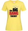 Жіноча футболка Tеорія великого вибуху Лимонний фото