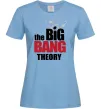 Жіноча футболка Tеорія великого вибуху Блакитний фото