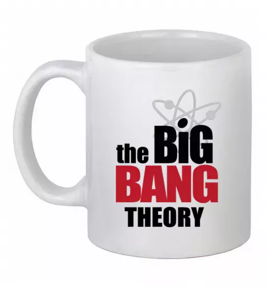 Чашка керамічна Tеорія великого вибуху Білий фото