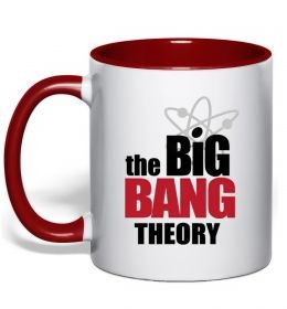 Чашка с цветной ручкой Tеорія великого вибуху