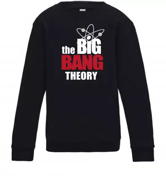 Дитячий світшот Tеорія великого вибуху Чорний фото