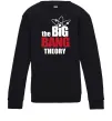 Дитячий світшот Tеорія великого вибуху Чорний фото