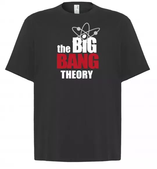 Футболка Оверсайз Tеорія великого вибуху Чорний фото