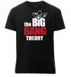 Мужская премиум футболка Tеорія великого вибуху Черный фото