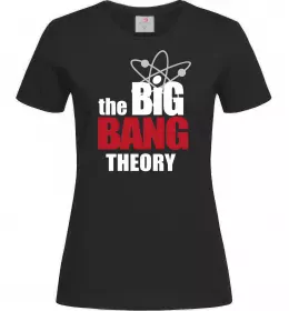 Женская футболка Tеорія великого вибуху Черный фото