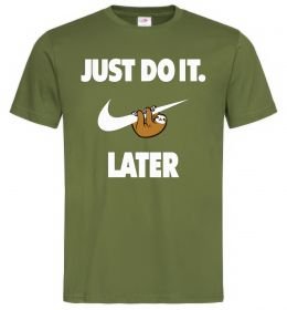 Чоловіча футболка just do it later Чоловіча футболка just do it later