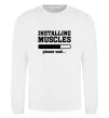 Свитшот installing muscles version 2 Белый фото