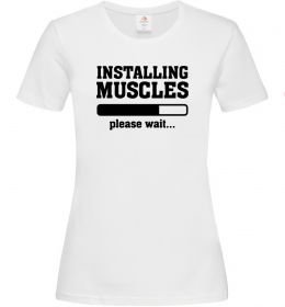 Жіноча футболка installing muscles version 2 Жіноча футболка installing muscles version 2